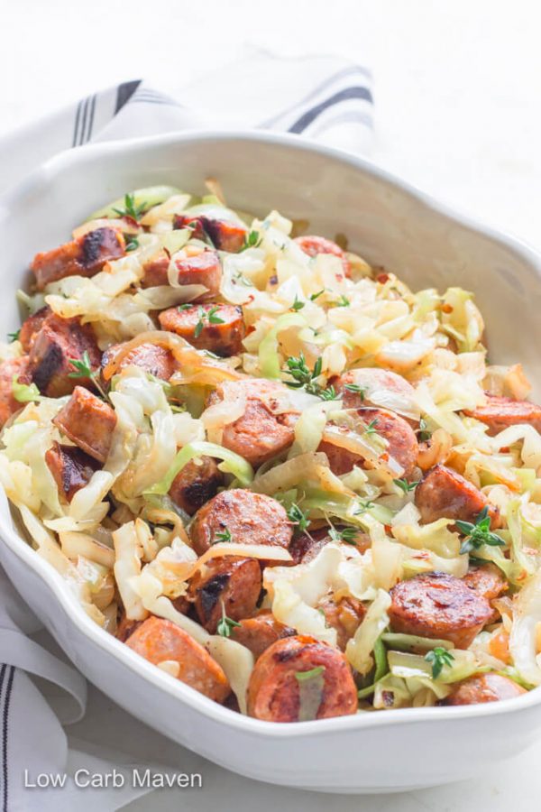 Easy Sausage and Cabbage Dinner