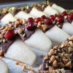 Chocolate Dipped Pears | easy to make & fun for kids | LC GF DF | http://lowcarbmaven.com