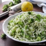 Broccoli Cauliflower "Rice" is an easy 2 net carb side that goes with almost everything. | low carb, gluten-free, dairy-free, Paleo, Keto | lowcarbmaven.com