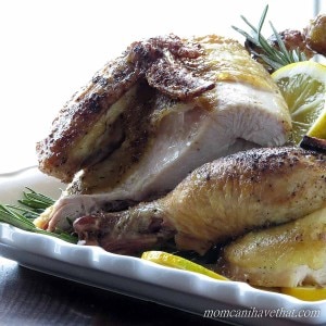 Roasting a Half Chicken | lowcarbmaven.com