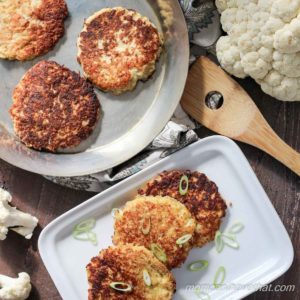 Basic Cauliflower Fritters are super easy and so versatile - the perfect base, snack or side | low carb, gluten-free, THM | lowcarbmaven.com