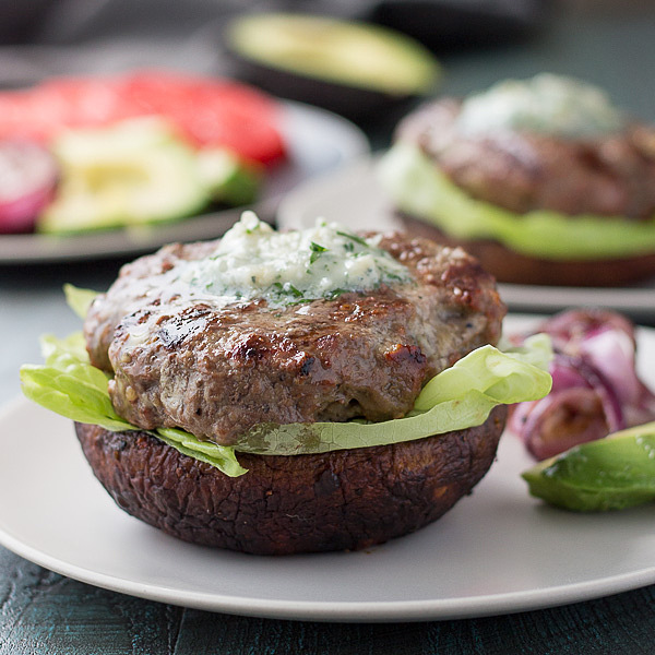 Low Carb Blue Cheese Burgers (Keto Buns) Low Carb Maven