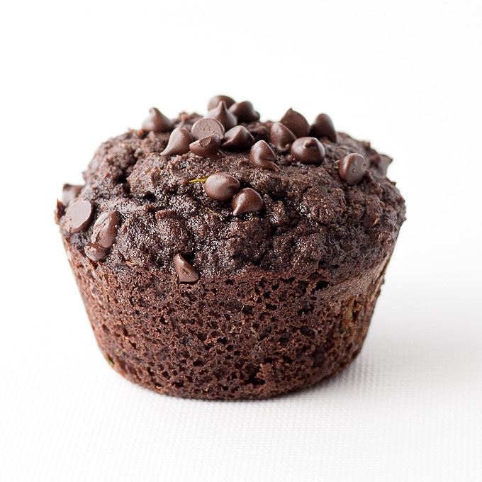 Chocolate Zucchini Muffins (coconut flour)