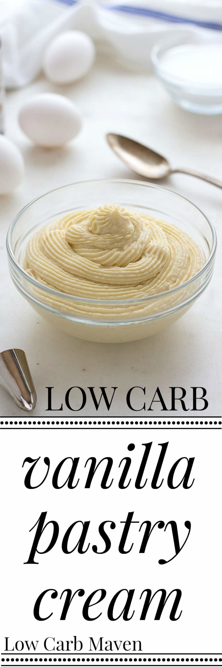 Low Carb Vanilla Pastry Cream