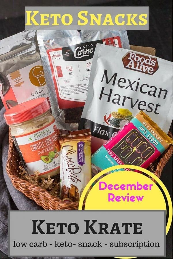 Keto Krate December Review & Unboxing