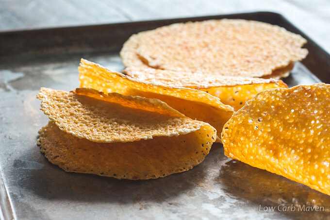 Crispy Cheese Taco Shells (Low Carb Keto Taco Shells 