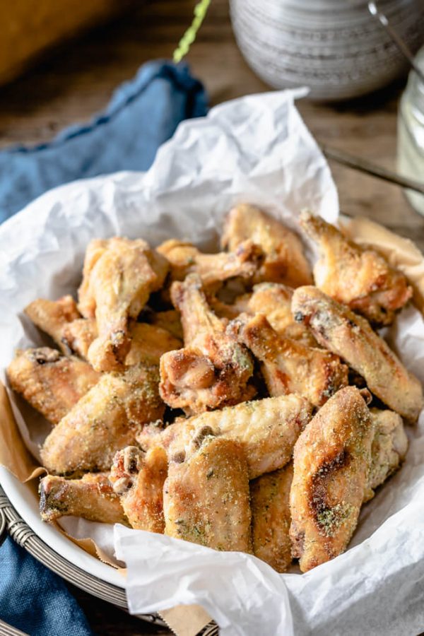 Tangy Ranch Chicken Wings (Crispy Oven Wings!)