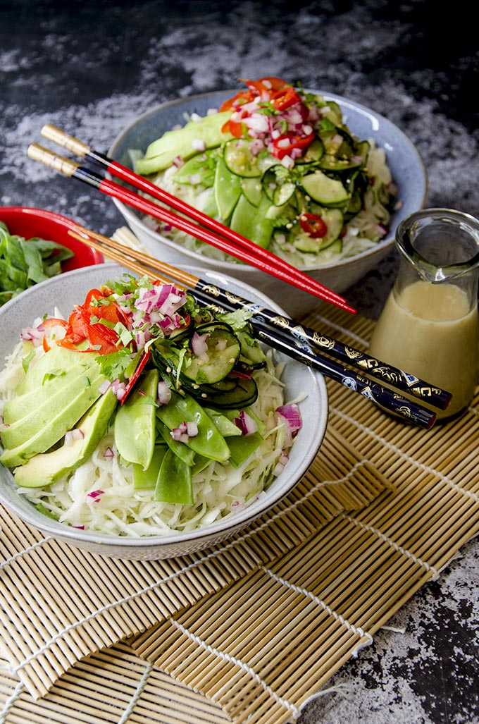 Crunchy Asian Cabbage Salad Recipe