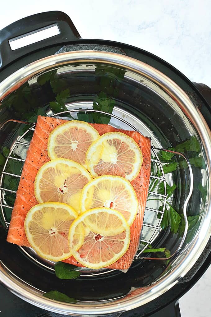 Instant Pot Lemon Pepper Salmon