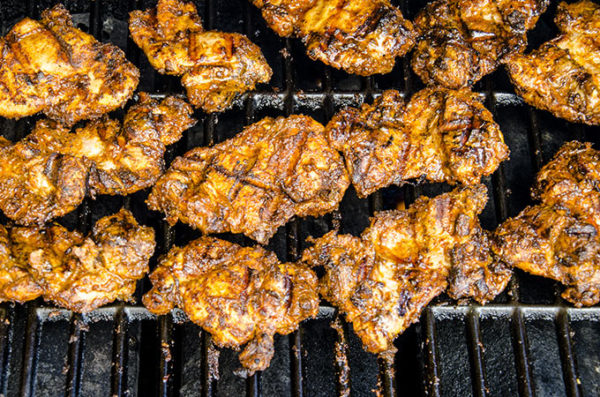 grilled tandoori chicken thighs