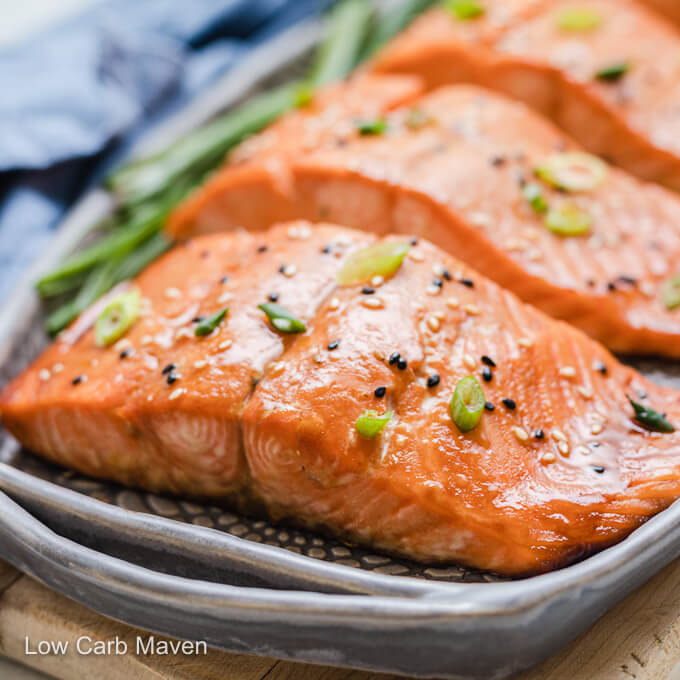 Keto Teriyaki Salmon