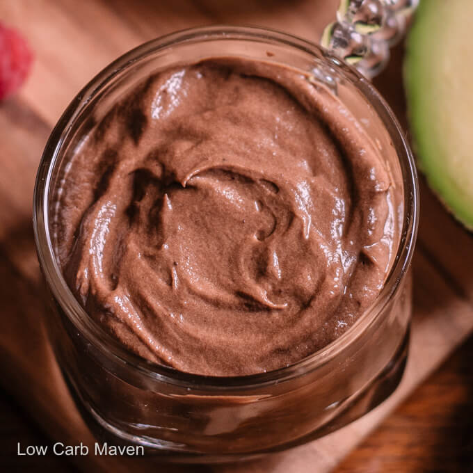 Keto Chocolate Avocado Pudding